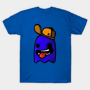 blue ghost with cap T-Shirt